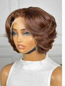 Blessed Luxury Brown Pixie Cut Human Hair