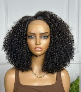 Blessed Luxury 5x5 HD Pixie Curly Human Hair Wig