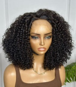Blessed Luxury 5x5 HD Pixie Curly Human Hair Wig