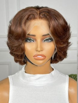 Blessed Luxury Brown Pixie Cut Human Hair