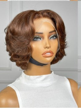 Blessed Luxury Brown Pixie Cut Human Hair